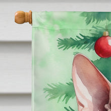 Load image into Gallery viewer, Sphynx Cat By the Christmas Tree House Flag