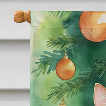 Load image into Gallery viewer, Suphalak Cat By the Christmas Tree House Flag