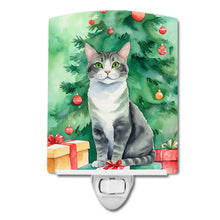 Load image into Gallery viewer, Ural Rex Cat By the Christmas Tree Ceramic Night Light
