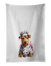 Load image into Gallery viewer, Airedale Terrier Chef Kitchen Towel Set of 2