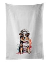 Load image into Gallery viewer, Australian Shepherd Chef Kitchen Towel Set of 2