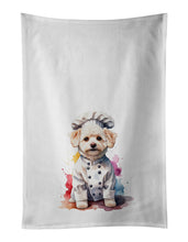 Load image into Gallery viewer, Bichon Frise Chef Kitchen Towel Set of 2