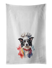 Load image into Gallery viewer, Border Collie Chef Kitchen Towel Set of 2
