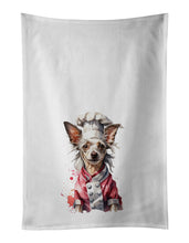 Load image into Gallery viewer, Chinese Crested Chef Kitchen Towel Set of 2