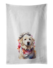 Load image into Gallery viewer, Great Pyrenees Chef Kitchen Towel Set of 2