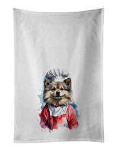 Load image into Gallery viewer, Keeshond Chef Kitchen Towel Set of 2