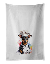 Load image into Gallery viewer, Manchester Terrier Chef Kitchen Towel Set of 2