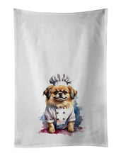 Load image into Gallery viewer, Pekingese Chef Kitchen Towel Set of 2