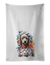 Load image into Gallery viewer, Poodle Chef Kitchen Towel Set of 2