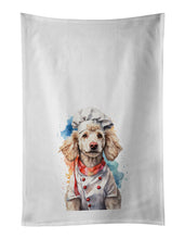 Load image into Gallery viewer, Poodle Chef Kitchen Towel Set of 2