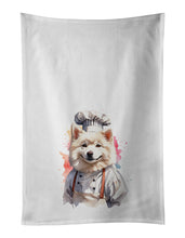 Load image into Gallery viewer, Samoyed Chef Kitchen Towel Set of 2