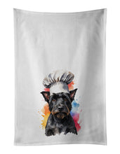 Load image into Gallery viewer, Scottish Terrier Chef Kitchen Towel Set of 2