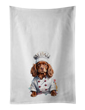 Load image into Gallery viewer, Sussex Spaniel Chef Kitchen Towel Set of 2