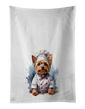 Load image into Gallery viewer, Yorkshire Terrier Chef Kitchen Towel Set of 2