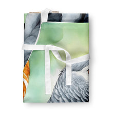 Load image into Gallery viewer, African Grey Parrot Apron – Artist-Designed Kitchen, BBQ &amp; Craft Apron