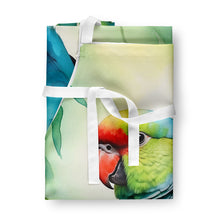 Load image into Gallery viewer, African Ringneck Parrot Apron – Artist-Designed Kitchen, BBQ &amp; Craft Apron