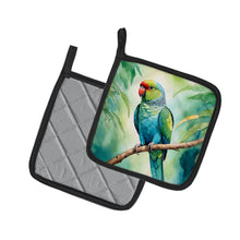 Load image into Gallery viewer, African Ringneck Parrot Pot Holders - Set of 2 Decorative Kitchen Helpers | Made in the USA