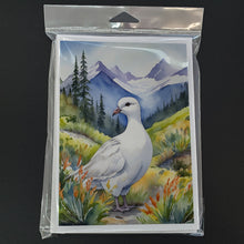 Load image into Gallery viewer, Alaska Willow Ptarmigan Greeting Cards - Blank Note Cards – 8-Pack of Artist-Designed Cards with Envelopes