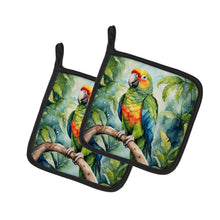 Load image into Gallery viewer, Amazon Parrot Pot Holders - Set of 2 Decorative Kitchen Helpers | Made in the USA