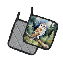 Load image into Gallery viewer, Barn Owl Pot Holders - Set of 2 Decorative Kitchen Helpers | Made in the USA