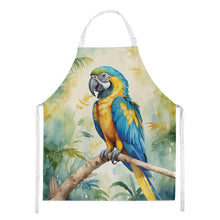Load image into Gallery viewer, Blue and Gold Macaw Apron – Artist-Designed Kitchen, BBQ &amp; Craft Apron