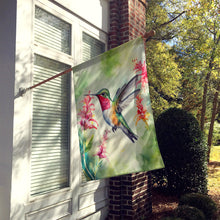 Load image into Gallery viewer, Broadtailed Hummingbird House Flag