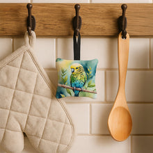Load image into Gallery viewer, Budgerigar Hanging Square Fabric Ornament 3.5 × 3.5