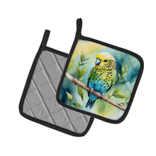 Load image into Gallery viewer, Budgerigar Pot Holders - Set of 2 Decorative Kitchen Helpers | Made in the USA