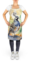 Load image into Gallery viewer, California Quail Apron – Artist-Designed Kitchen, BBQ &amp; Craft Apron