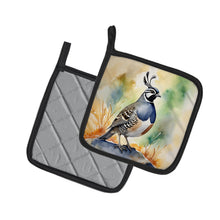 Load image into Gallery viewer, California Quail Pot Holders - Set of 2 Decorative Kitchen Helpers | Made in the USA