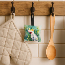 Load image into Gallery viewer, Cockatoo Hanging Square Fabric Ornament 3.5 × 3.5