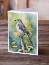 Load image into Gallery viewer, Florida Northern Mockingbird Greeting Cards - Blank Note Cards – 8-Pack of Artist-Designed Cards with Envelopes