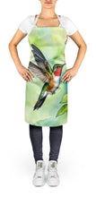 Load image into Gallery viewer, Rubythroated Hummingbird Apron – Artist-Designed Kitchen, BBQ &amp; Craft Apron