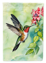 Load image into Gallery viewer, Rubythroated Hummingbird House Flag