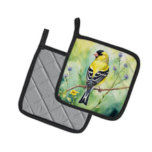 Load image into Gallery viewer, American Goldfinch Pot Holders - Set of 2 Decorative Kitchen Helpers | Made in the USA