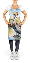 Load image into Gallery viewer, Louisiana Brown Pelican Apron – Artist-Designed Kitchen, BBQ &amp; Craft Apron