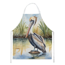 Load image into Gallery viewer, Louisiana Brown Pelican Apron – Artist-Designed Kitchen, BBQ &amp; Craft Apron