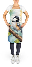 Load image into Gallery viewer, Massachusetts Blackcapped Chickadee Apron – Artist-Designed Kitchen, BBQ &amp; Craft Apron