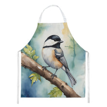 Load image into Gallery viewer, Massachusetts Blackcapped Chickadee Apron – Artist-Designed Kitchen, BBQ &amp; Craft Apron