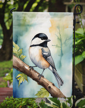 Load image into Gallery viewer, Massachusetts Blackcapped Chickadee Garden Flag –  Garden Flag by Caroline's Treasures