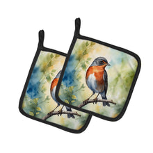 Load image into Gallery viewer, Michigan American Robin Pot Holders - Set of 2 Decorative Kitchen Helpers | Made in the USA