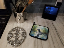 Load image into Gallery viewer, Minnesota Common Loon Pot Holders - Set of 2 Decorative Kitchen Helpers | Made in the USA