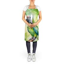 Load image into Gallery viewer, Monk Parakeet Apron – Artist-Designed Kitchen, BBQ &amp; Craft Apron