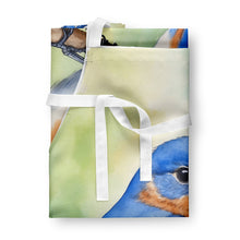 Load image into Gallery viewer, New York Eastern Bluebird Apron – Artist-Designed Kitchen, BBQ &amp; Craft Apron
