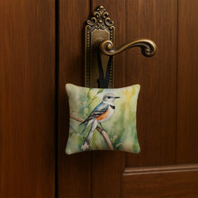 Load image into Gallery viewer, Oklahoma Scissortailed Flycatcher Hanging Square Fabric Ornament 3.5 × 3.5