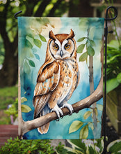 Load image into Gallery viewer, Oriental Bay Owl Garden Flag –  Garden Flag by Caroline's Treasures