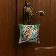 Load image into Gallery viewer, Oriental Bay Owl Hanging Square Fabric Ornament 3.5 × 3.5