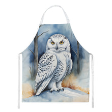 Load image into Gallery viewer, Snowy Owl Apron – Artist-Designed Kitchen, BBQ &amp; Craft Apron
