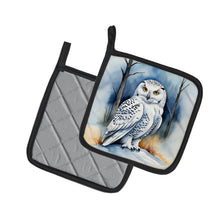 Load image into Gallery viewer, Snowy Owl Pot Holders - Set of 2 Decorative Kitchen Helpers | Made in the USA