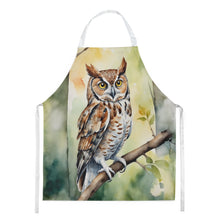 Load image into Gallery viewer, Eastern Screech Owl Apron – Artist-Designed Kitchen, BBQ &amp; Craft Apron